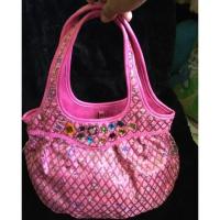 ราคา กระเป๋าผ้าแฮนด์เมด แบรนด์ SAVOY แบรนด์แท้ญี่ปุ่น #มือ2 (1782637793)