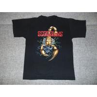 ราคา พิมพ์ซ้ํา Scorpions Band Tour แขนสั้นสีดําผู้ชาย 34 เสื้อยืด (45151245058)