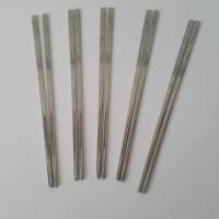 ราคา ของแท้จากเกาหลี ตะเกียบเกาหลี ตะเกียบสแตนเลสแท้ ตะเกียบแบน 1 คู่ (15510158202)