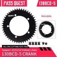 ราคา PASS Quest FIXED GEAR 130BCD FIVE Claws Aero Road BIKE ใบจานกว้างแคบ46-58T chainwheel (29465779749)