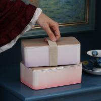 ราคา กล่องอาหารกลางวันพลาสติกสีทึบญี่ปุ่นแบบพกพา, กล่องผลไม้สลัดญี่ปุ่นแบบอุ่นและไมโครเวฟได้, กล่องอาหาร (25786994028)