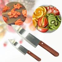 ราคา มีดหั่นปลายเฉียง ด้ามไม้ ใบมีด 6.5 นิ้ว หั่นผักหั่นเนื้อ #B-0056 (24707756077)