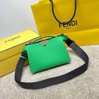 ราคา FENDI Peekaboo ISeeU XCross กระเป๋าถือสะพายข้างหนังแบบธรรมดาสำหรับผู้หญิง 7vA582 280 (28682682186)