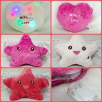 ราคา หมอนเรืองแสง มีไฟ LED งานผลิตในไทย หมอนอิงรูปดาว หัวใจ มีไฟ วิบวับ กระพริบเปลี่ยนสีได้ หมอนสวยๆ รับประกันไฟกระพริบ (5761593544)