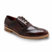 ราคา BROWN STONE Leather Brouge European Brush Off Burgundy (1298664594)