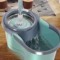 ราคา ถังปั่น 【พร้อมผ้า 1 ผืน】ชุดถังปั่น ไม้ถูพื้น พร้อมผ้าม๊อบ ตัวถัง 2 ระบบ มีตะแกรงปั่น Spin Mop ถังปั่น ชุดถังปั่นไม้ม็อบ (27777857129)