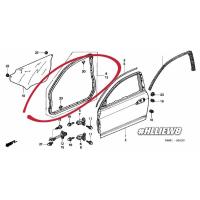 ราคา [ hlliew8 ] Honda Integra 2002 DC5 S6M Type R Door Weathershield Rubber (41526190163)