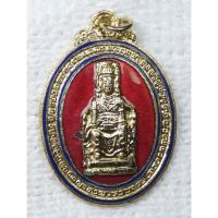 ราคา เหรียญ เจ้าแม่ทับทิม ศาลเจ้าแม่ทับทิม พระโขนง กรุงเทพฯ เนื้อกะไหล่ทองลงยา (43423227013)