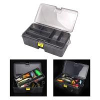 ราคา ⭐การลดราคาครั้งใหญ่⭐ตกปลารอกกล่องสองชั้นรอกกล่องออแกไนเซอร์ที่มีแบ่งที่ถอดออกได้ (51102626306)