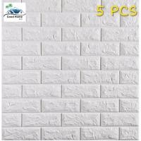 ราคา วอลเปเปอร์ 3 มิติขนาด70*77 ติดผนัง ลายอิฐ แบบอิฐ 3D วอลเปเปอร์ติดผนังตกแต่งด้วยฟองน้ำ [ 3D Wallpaper ] แพ็ค 5 ชิ้น (7427879208)