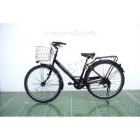 ราคา จักรยานแม่บ้านล้อโต ญี่ปุ่น - ล้อ 27.5x1.95 - เกียร์ 6 สปีด - ไฟหน้าอัตโนมัติ - Gentilezza - สีดำ [จักรยานมือสอง] (43674560923)