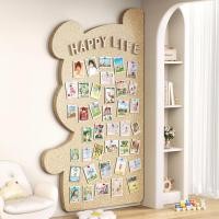 ราคา I Bear ขนสัตว์ Felt สติ๊กเกอร์ติดผนัง Photo Wall Felt Board Cork Board Photo Wall ตกแต่ง Creative Wall Works Display Board ในสต็อก (41958550458)