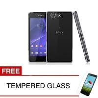 ราคา เคสคริสตัลสําหรับ Sony Xperia Z3 Compact / D5803 (4.6") - เคสแข็งแบบใส + ฟรีกระจกนิรภัย (40703753615)