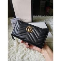 ราคา กระเป๋าสตางค์ Gucci Marmont zippyมือสองของแท้ (27730383418)