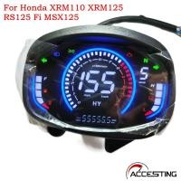 ราคา Honda XRM 110 XRM 125 RS 125 Fi MSX125 Speedometer ดิจิตอลเครื่องมืออิเล็กทรอนิกส์ Digital Speedometer สําหรับ Honda XRM 110 XRM 125 RS 125 Fi MSX125 (41360713742)