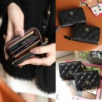 ราคา กระเป๋าบัตรเครดิตสไตล์ชาแนลคลาสสิก หนังคุณภาพสูงสำหรับใส่บัตรและนามบัตร (57901456503)