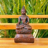 ราคา พระไพรีพินาศ วัดบวรนิเวศน์ ปางสดุ้งมาร สีไม้ ขนาด 3 นิ้ว สูง 18 ซม. งานเรซินเกรดA ผ่านเข้าพิธีจากวัดโดยตรง T (23532643028)