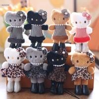 ราคา NLY 1 ชิ้นกระเป๋าเป้สะพายหลังแขวนตกแต่ง 15 ซม.ขายาวแฟชั่น Hello Kitty ตุ๊กตาของเล่นอะนิเมะตุ๊กตาสัตว์พวงกุญแจจี้ขนาดเล็กสําหรับเด็ก N (40075901384)