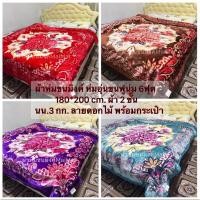 ราคา ผ้าห่มขนมิงค์ ขนาด6ฟุต 180x200 cm. พร้อมกระเป๋า (22350560752)