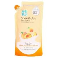 ราคา SHOKUBUTSU ครีมอาบน้ำ โชกุบุสซึ โมโนกาตาริ สูตร Firming Peach & Hokkaido Milk (สีส้ม) 500 มล. (2724979056)