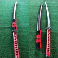 ราคา [พรีเมี่ยม‼️] ดาบซามูไร คาตานะ เหล็กT10แท้ ดาบลาวา ฮาม่อนแท้ขัดขุ่น งานแบรนด์ (10512488177)