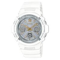 ราคา Casio G-Shock นาฬิกาข้อมือผู้ชาย สายเรซิ่น รุ่น AWG-M100SGA-7A - สีขาว (1046950240)