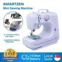 ราคา (SG) จักรเย็บผ้าขนาดเล็กแบบพกพา จักรเย็บผ้าใช้ในบ้านไฟฟ้าขนาดเล็ก เย็บมือ (26719127852)