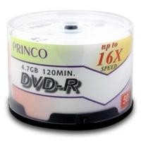 ราคา แผ่นดีวีดี DVD-R 4.7Gb 16X ยี่ห้อ Princo HP ของแท้ 50 แผ่น[ด่วนใส่โค้ด MICK1010 ลด 40บ.] (6649890151)