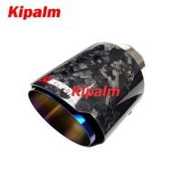 ราคา 1 ชิ้นปลอมคาร์บอนไฟเบอร์สีดําท่อไอเสียรถยนต์พร้อมสแตนเลสสตีลท่อไอเสียเคล็ดลับ CRV HRV Mazda (29733121049)