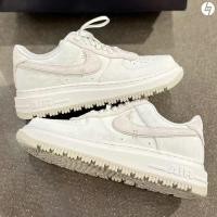ราคา Nike Air force 1 Luxe AF1 Beige Low-Top Air force รองเท้าผ้าใบลําลอง DD9605-100 (40723850393)
