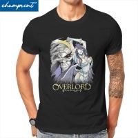 ราคา 081Overlord Albedo Dungeon Master Men's T Shirts Creative Tees Short Sleeve Crewneck T-Shirts Cotton Graphic Clothes_0 (23166202016)