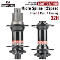 ราคา ดุมจักรยาน Novatec D041/D442SB สำหรับ MTB จาก CRMO เหล็ก รองรับฟรีฮับ 12 สปีด พร้อมแบริ่งเทปคาสเซ็ต M6100/M7100/M8100 (43960277749)