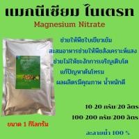 ราคา แมกนีเซียม ไนเตรท (Magnesium Nitrate) ช่วยให้พืชบเขียวเข้ม สังเคราะห์แสงได้ดี แก้ปัญหาต้นโทรม ละลายน้ำ 100% ขนาด 1 กิโลก (27912000587)