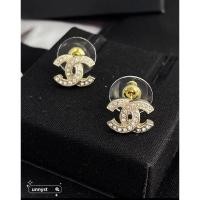 ราคา ต่างหู CHANEL Stud CC ของแท้ (23154234498)
