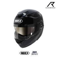 ราคา หมวกกันน็อค INDEX ENZO สีดำเงา (24323517097)