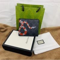 ราคา กระเป๋าสตางค์ Gucci Kingsnake print wallet (22330809761)