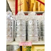 ราคา ปิ่นโต อลูมิเนียม ลายไทย ขนาด 14 ซม. 4 ชั้น ชั้นใส่อาหาร ปิ่นโตลายไทย ขนาด 14 ซม. 4 ชั้น (24923654559)