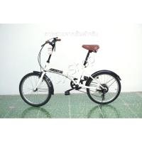 ราคา จักรยานพับได้ญี่ปุ่น - ล้อ 20 นิ้ว - มีเกียร์ - Ace Buddy - สีขาว [จักรยานมือสอง] (27529325586)