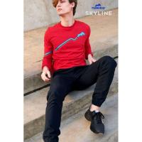 ราคา Rudedog เสื้อยืดแขนยาวชาย-หญิง รุ่น Skyline สีแดง (ราคาต่อตัว) (8947676855)