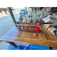 ราคา ดาบเหล็กน้ำพี้ใบมีดยาว29นิ้วพร้อมแท่นลอง (25982235688)