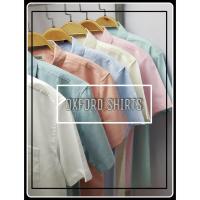 ราคา เสื้อเชิ้ตแขนสั้น คอปก ผ้า Oxford สีขาว/ครีม/ฟ้า/ชมพู/โอรส/เขียวมิ้นท์ มีถึงไซส์ 4XL (1597154759)