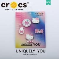 ราคา Metal Hello kitty jibbitz crocs charms set อุปกรณ์รองเท้า (มีกระดาษแข็ง) (45402154390)