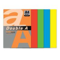 ราคา Double A กระดาษสี กระดาษถ่ายเอกสาร A4 หนา 80 แกรม แพ็ค 100 แผ่น (28058233531)