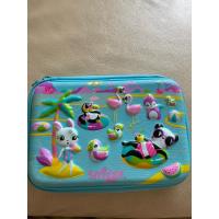 ราคา กล่องดินสอsmiggleสีฟ้า ลายน่ารักสภาพ80% จัดส่งภายใน1-3วัน (47951709750)