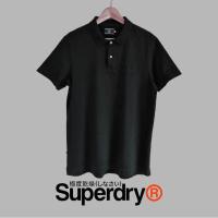 ราคา [มือสอง] Superdry Polo Shirt เสื้อโปโลชาย​ สีดำ Size​ L ของแท้ (18779742556)