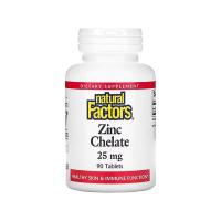 ราคา US นําเข้าแคนาดา Natural Factors Amino Acid Chelated Zinc อาหารเสริม 10.21.35 (43325305077)