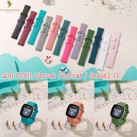 ราคา (พร้อมส่ง) สาย Fitbit Versa4 / Versa3 / Fitbit Sense2 / Sense สายซิลิโคนสายสำหรับ นาฬิกา Fitbit Versa 3 / Fitbit Sense (22006694147)