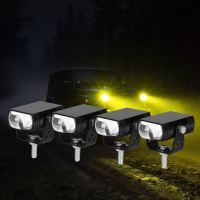 ราคา ไฟสปอตไลท์ LED ติดกระจังหน้ารถยนต์ สีเหลือง-ขาว สําหรับรถออฟโรด มอเตอร์ไซค์ รถกระบะ และรถเอสยูวี 1 ชิ้น (40923707399)