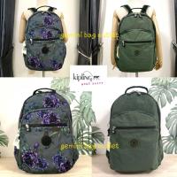 ราคา *ส่งฟรี ems. ของแท้ พร้อมส่งค่ะ* ▪ ใส่ Laptop 15 นิ้ว ▪Kipling Seoul backpack (16505092330)