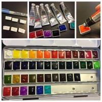 ราคา แบ่งขายสีน้ำ Mijello Mission Gold แพน2ml 990บาท (8060413229)